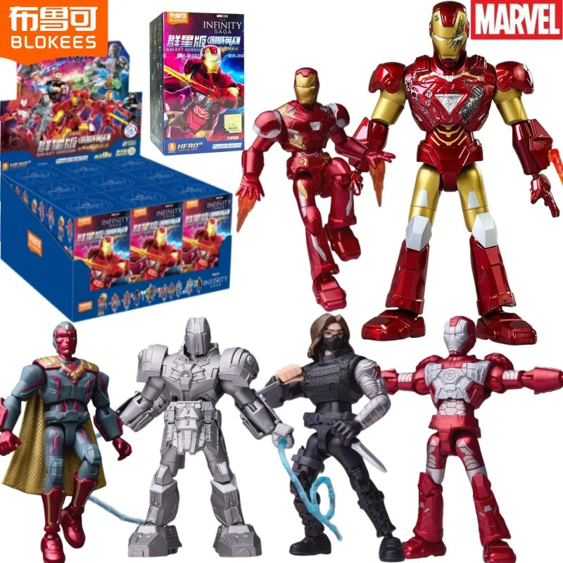 Premium Quality Building Block Set Many Stars Edition Iron Man Assembly Model Blind Box For Marvel Fans And Collectors - ToylandEU