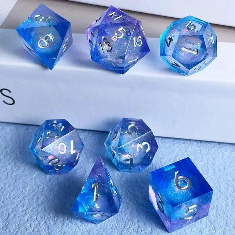  Premium Quicksand Dragon Eye Dice Set - Unique 7 Designs -  ToylandEU™