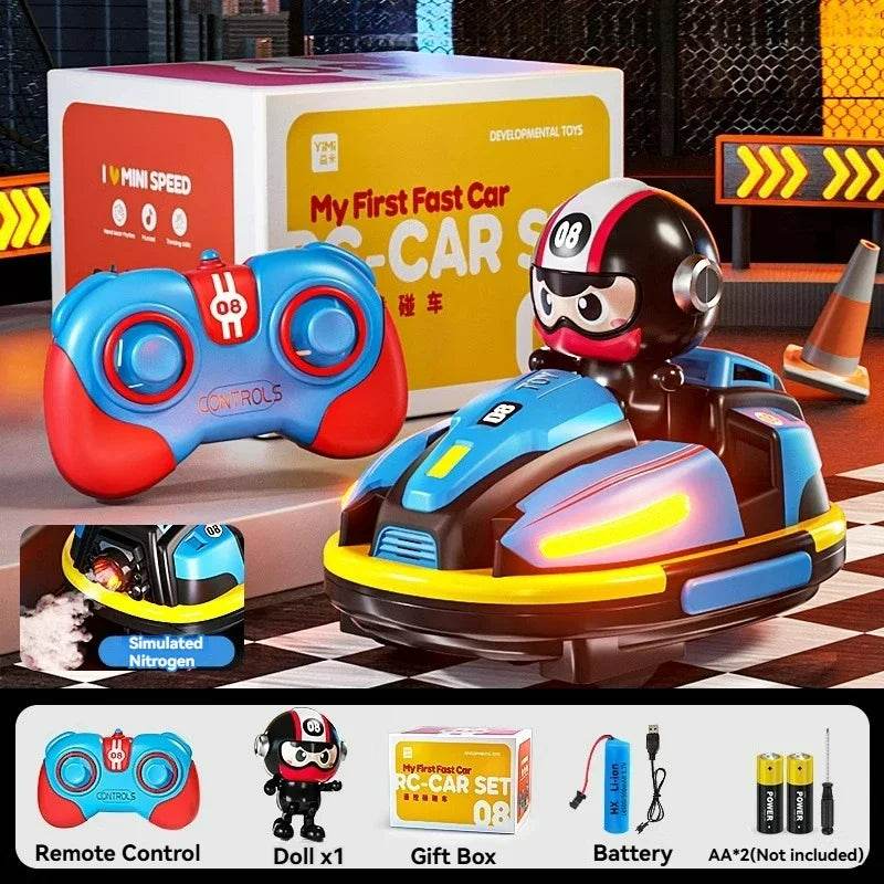 Premium RC Battle Bumper Car Toy With Music Lights For Kids - ToylandEU
