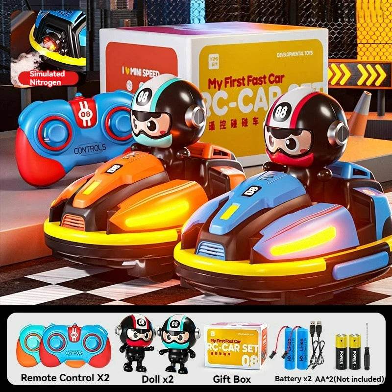 Premium RC Battle Bumper Car Toy With Music Lights For Kids - ToylandEU