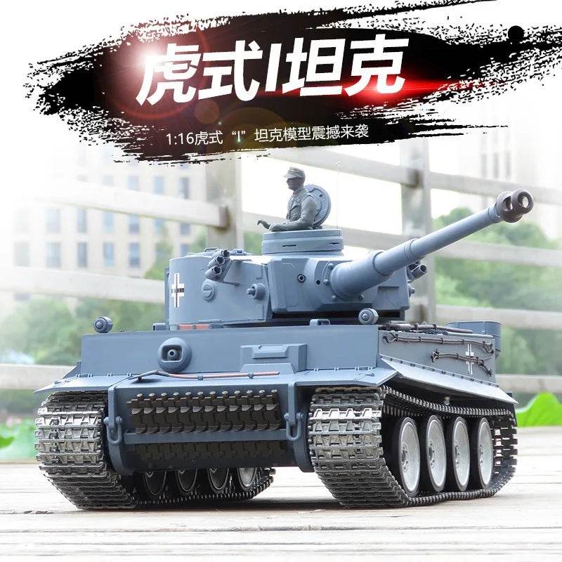 Premium RC Battle Tank German Tiger I For Collectors - ToylandEU