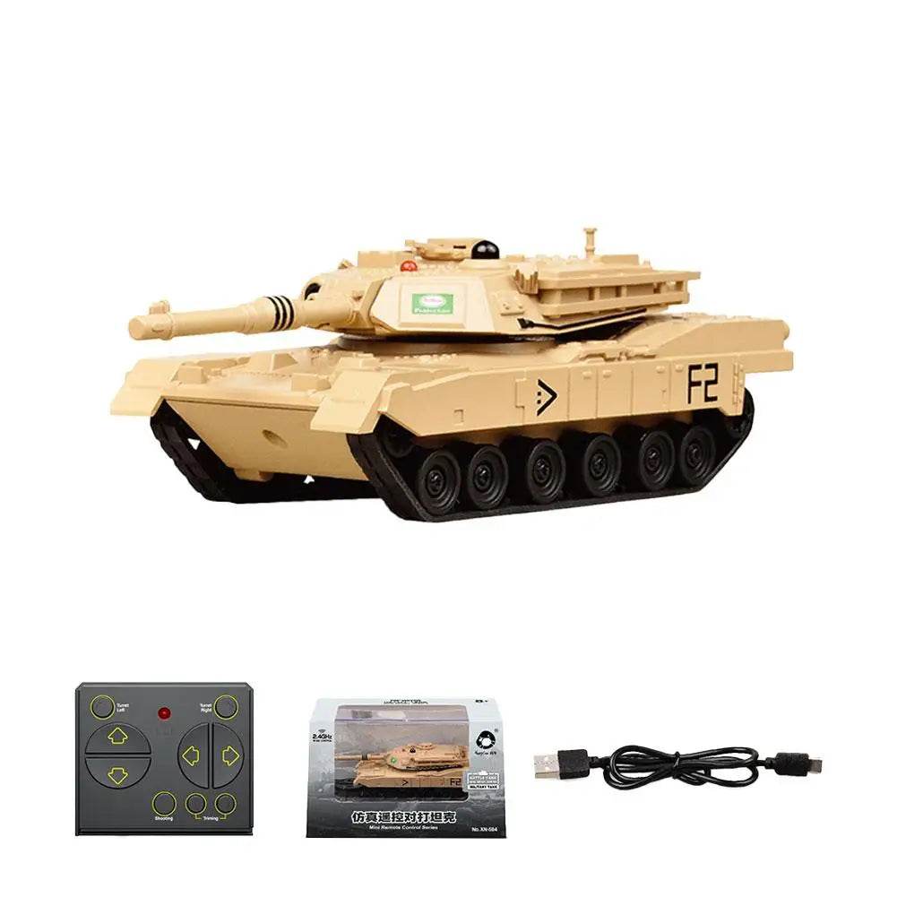 Premium RC Battle Tank Infrared With Rotation For Boys - ToylandEU