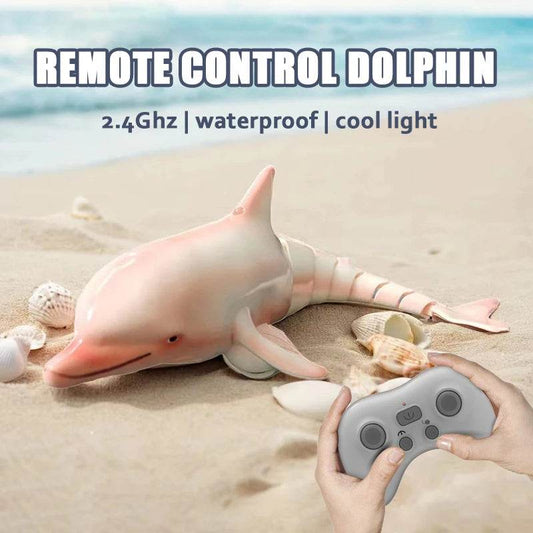 Premium RC Boat Dolphin With Light Simulation For Kids - ToylandEU
