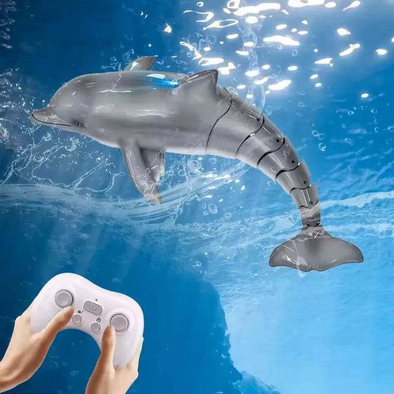 Premium RC Boat Dolphin With Light Simulation For Kids - ToylandEU
