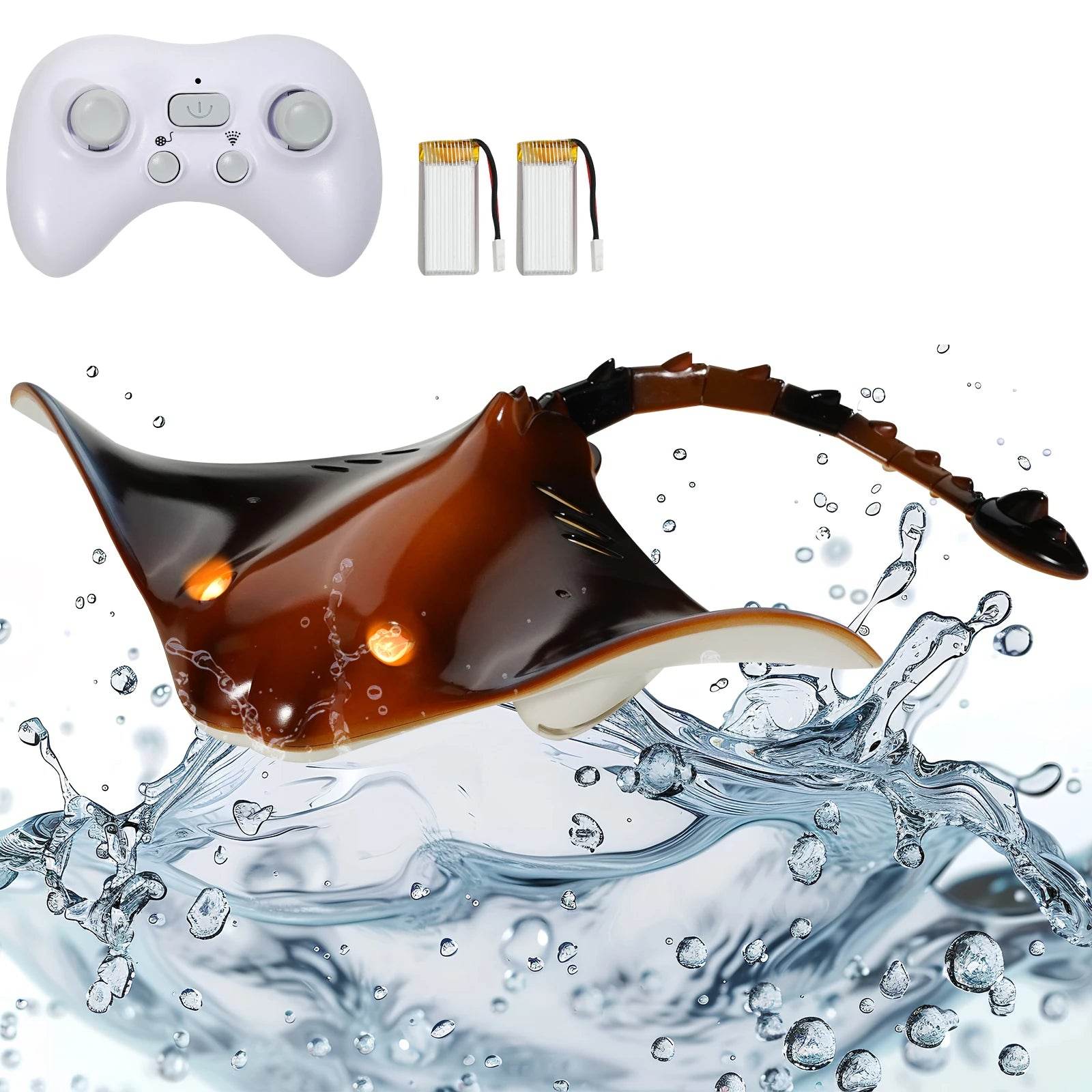 Premium RC Boat Manta Ray Design 24G Remote For Boys - ToylandEU