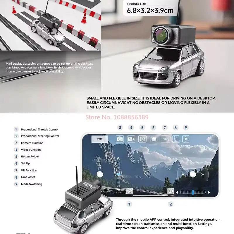 Premium RC Car 1 By 64 FPV Gyro Camera For Kids Racing - ToylandEU