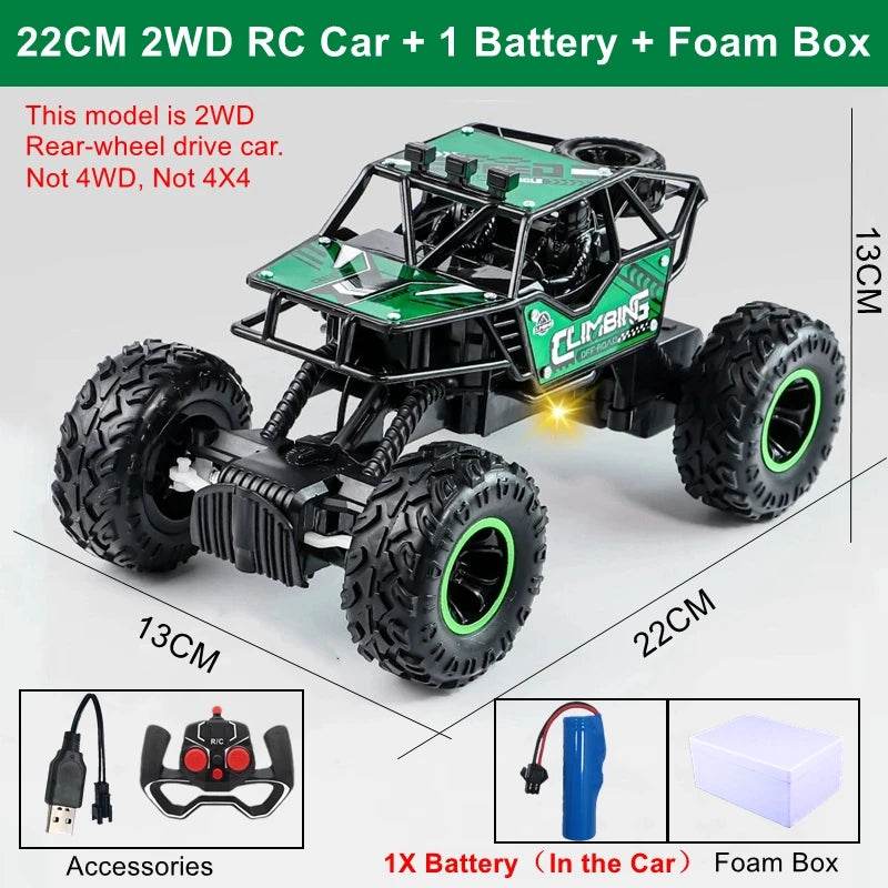 Premium RC Car 4WD All Terrain Climber Off Road For Kids - ToylandEU