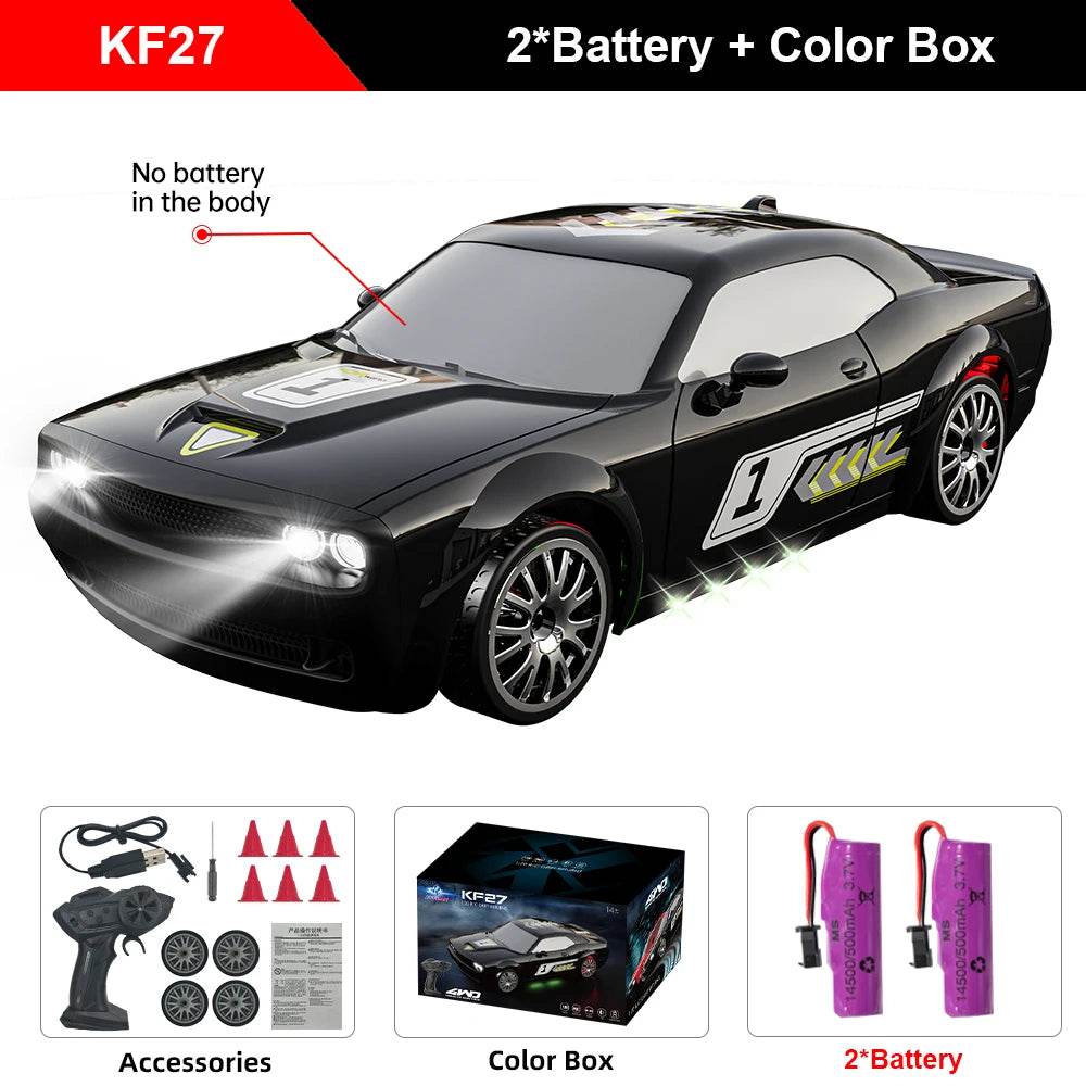 Premium RC Car 4WD With LED Lights For Kids Gift Set - ToylandEU