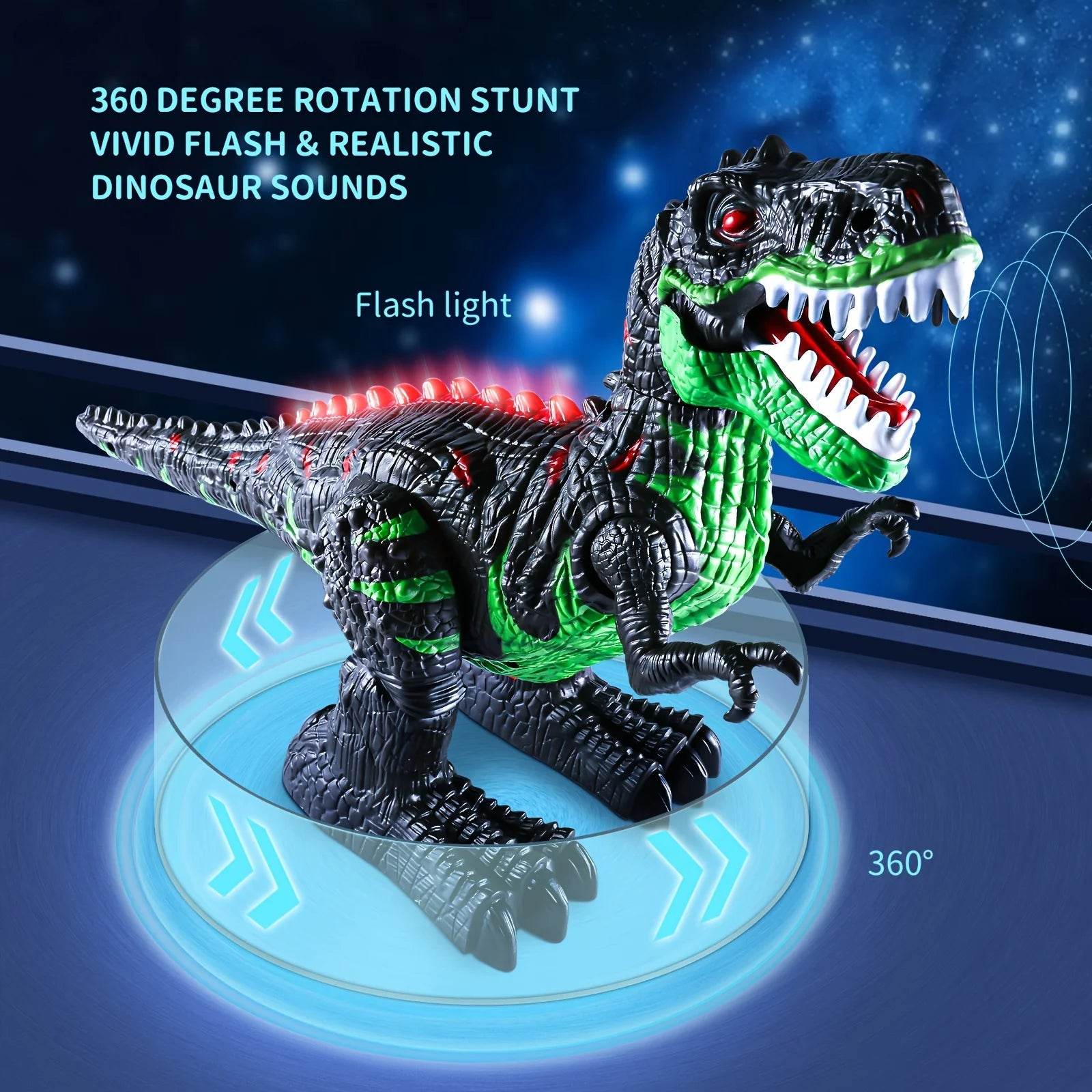Premium RC Dinosaur Toy 360 Degree Rotating T Rex For 3To6 - ToylandEU
