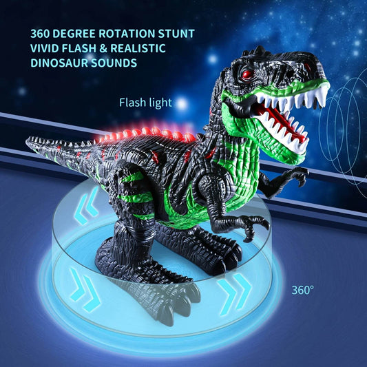 Premium RC Dinosaur Toy 360 Degree Rotating T Rex For 3To6 - ToylandEU
