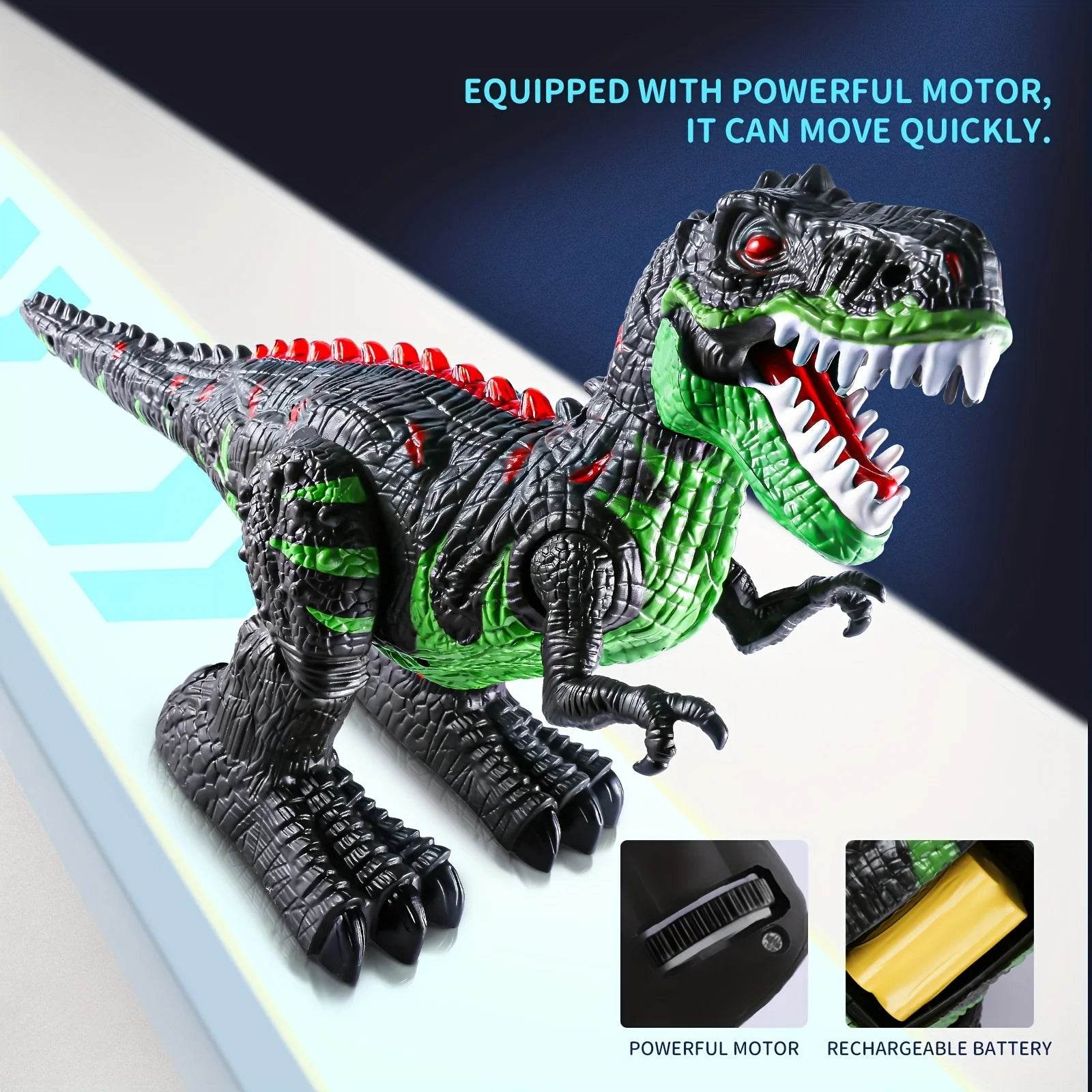 Premium RC Dinosaur Toy 360 Degree Rotating T Rex For 3To6 - ToylandEU
