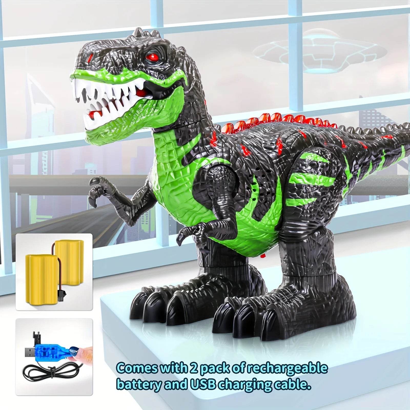 Premium RC Dinosaur Toy 360 Degree Rotating T Rex For 3To6 - ToylandEU
