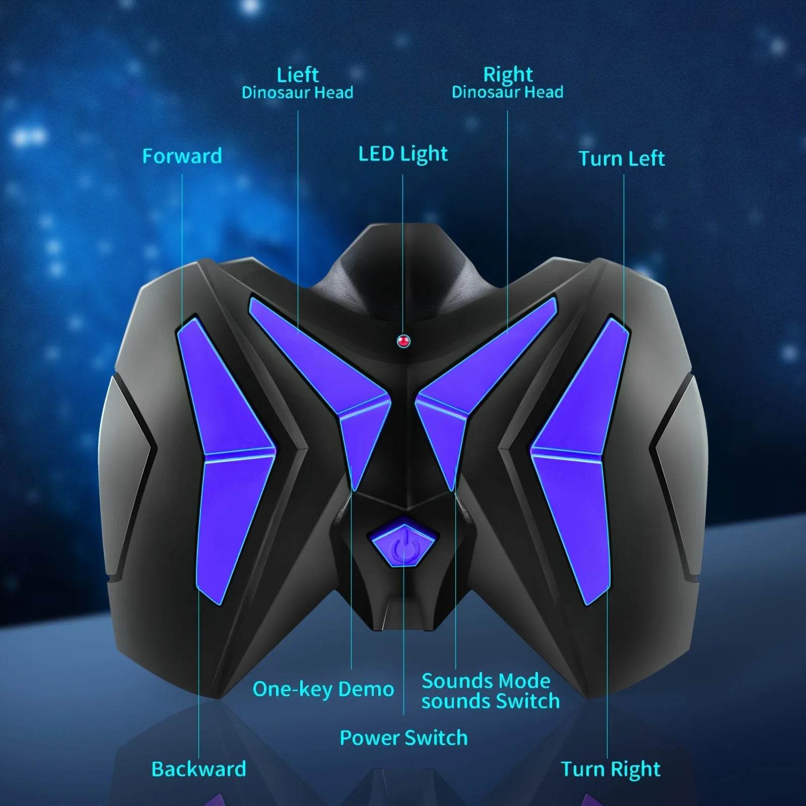 Premium RC Dinosaur Toy 360 Degree Rotating T Rex For 3To6 - ToylandEU