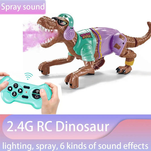 Premium RC Dinosaur Toy Infrared Tracking Spraying For Boys - ToylandEU