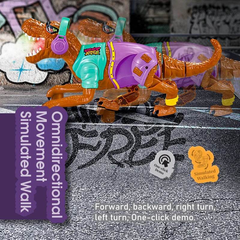 Premium RC Dinosaur Toy Infrared Tracking Spraying For Boys - ToylandEU