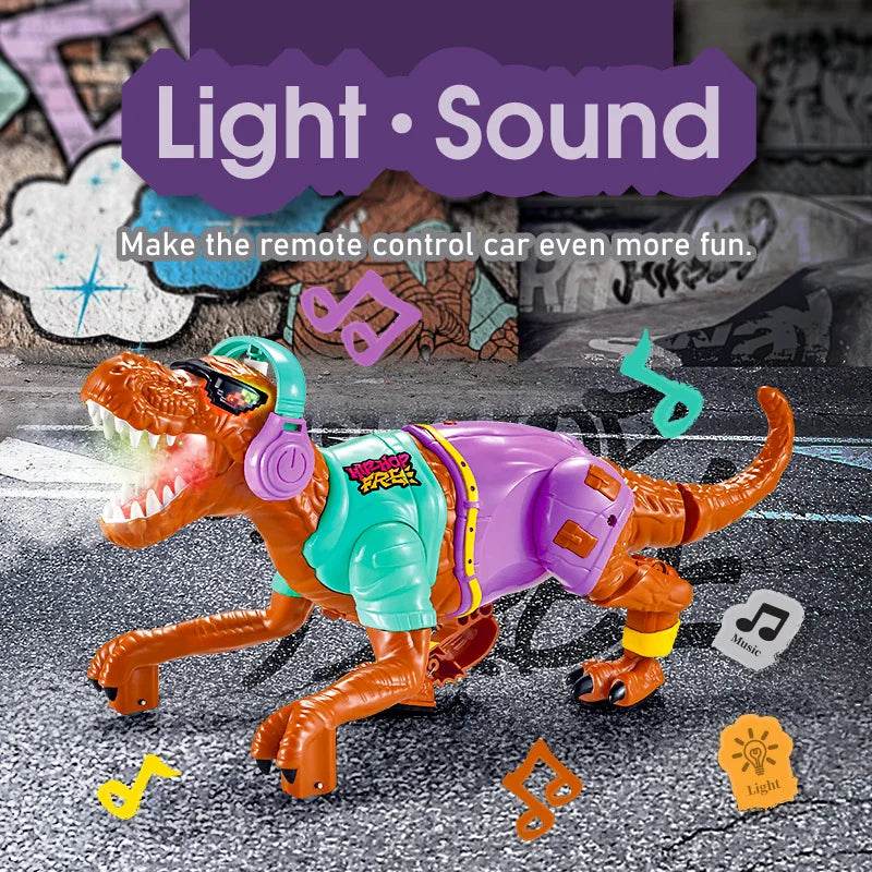 Premium RC Dinosaur Toy Infrared Tracking Spraying For Boys - ToylandEU