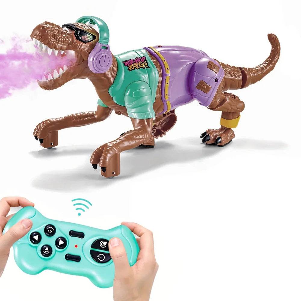 Premium RC Dinosaur Toy Infrared Tracking Spraying For Boys - ToylandEU
