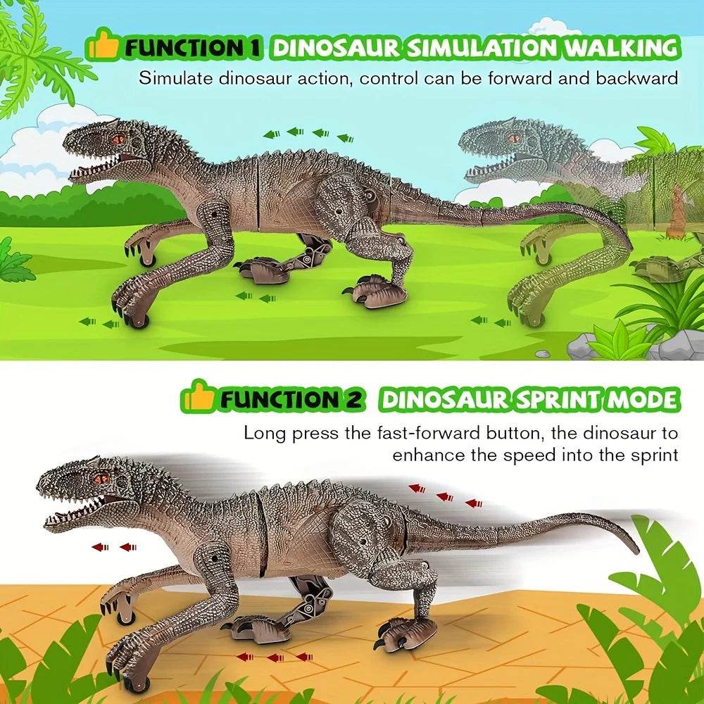 Premium RC Dinosaur Toy Realistic Led Light Roaring Kids - ToylandEU
