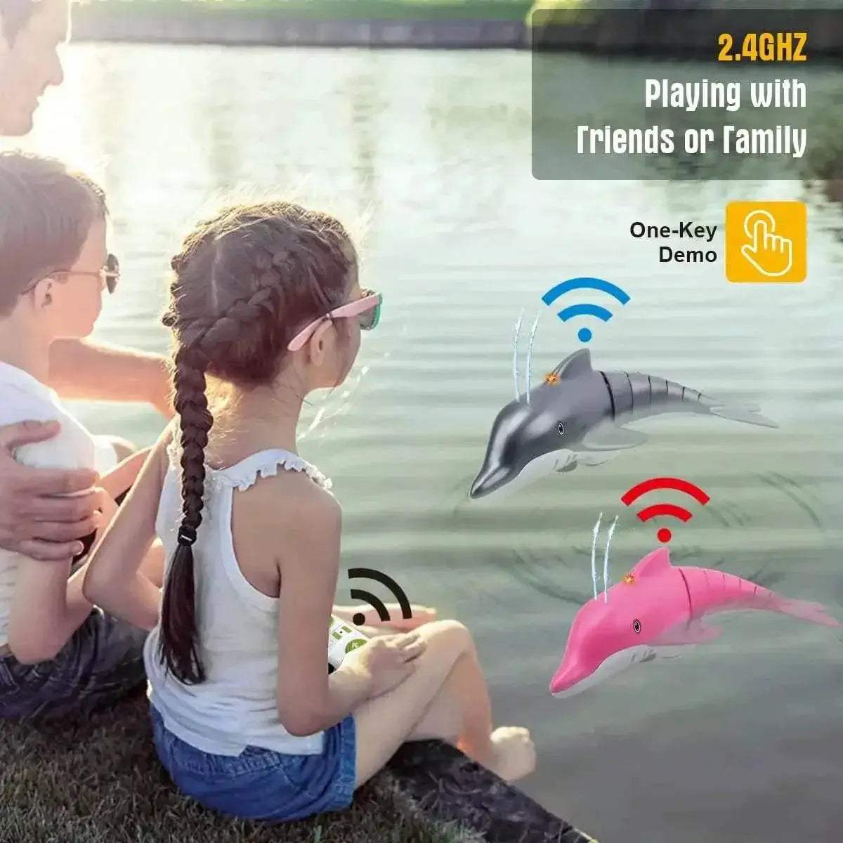  Premium RC Dolphin 2 4G Remote Control Toy Toyland EU -  ToylandEU™