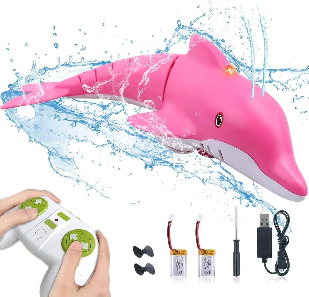 Premium RC Dolphin Toy 2 4G Realistic Swimming For Pool Bath - ToylandEU