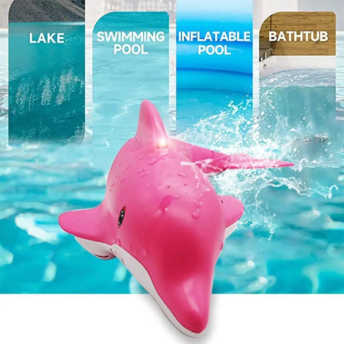 Premium RC Dolphin Toy 2 4G Realistic Swimming For Pool Bath - ToylandEU