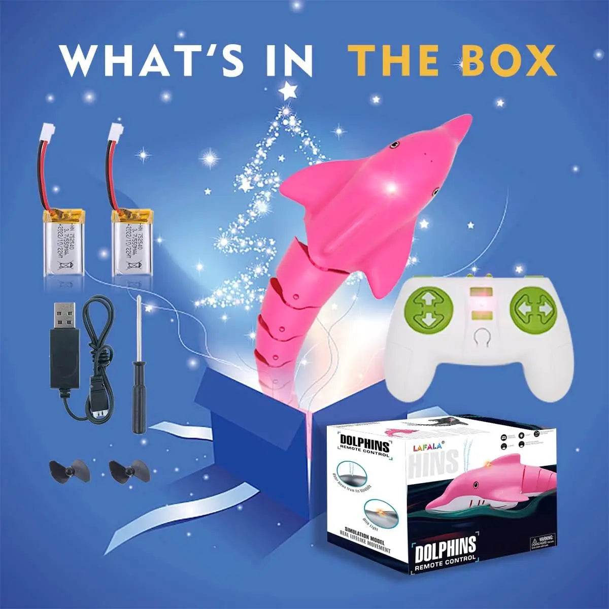 Premium RC Dolphin Toy 2 4G Realistic Swimming For Pool Bath - ToylandEU