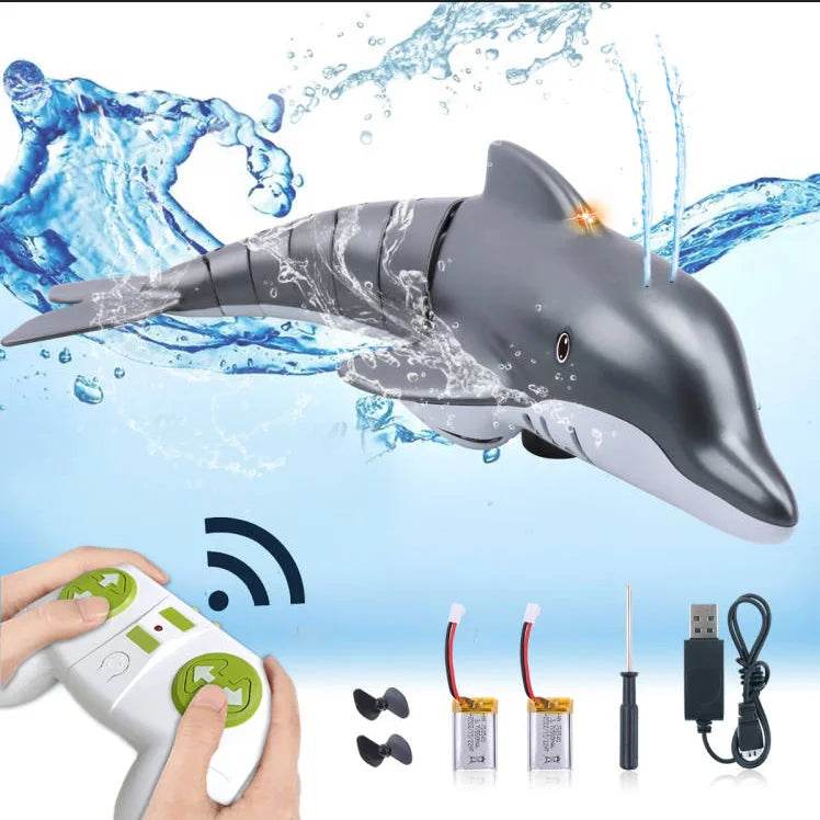 Premium RC Dolphin Toy 2 4G Realistic Swimming For Pool Bath - ToylandEU