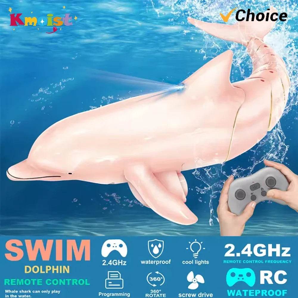 Premium RC Dolphin Toy Light Up Waterproof For Kids - ToylandEU
