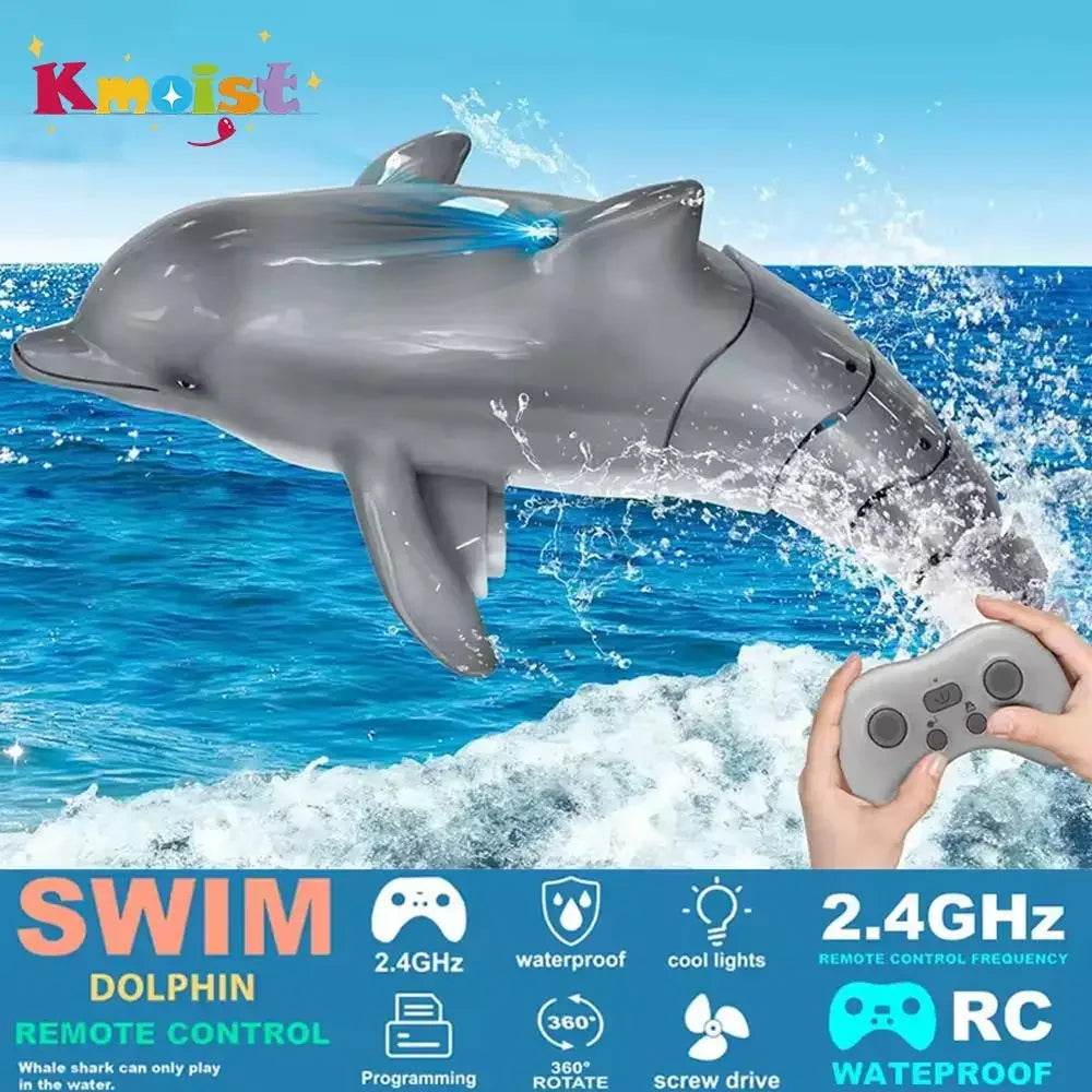 Premium RC Dolphin Toy Light Up Waterproof For Kids - ToylandEU