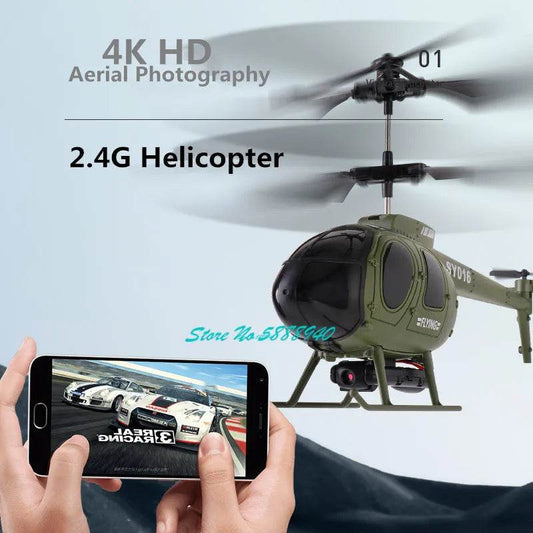 Premium RC Helicopter With 4K Camera App Control For Kids - ToylandEU