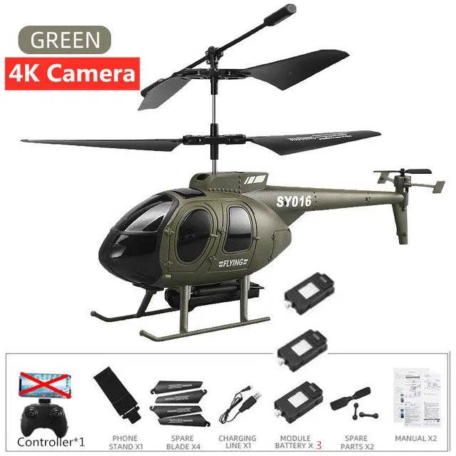 Premium RC Helicopter With 4K Camera App Control For Kids - ToylandEU
