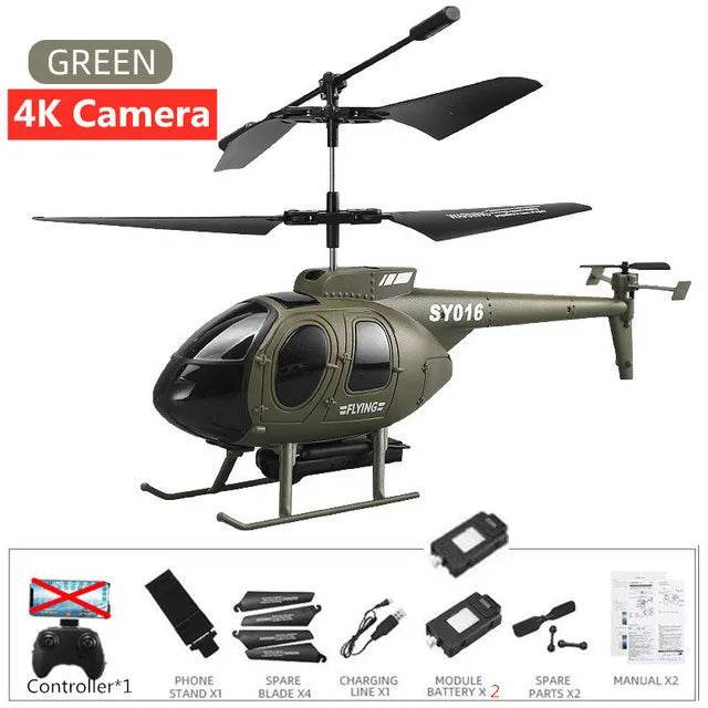Premium RC Helicopter With 4K Camera App Control For Kids - ToylandEU