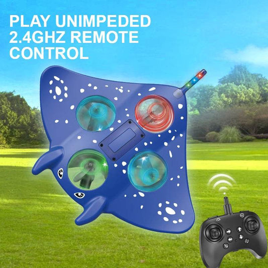 Premium RC Manta Ray Gravity Glider Dazzling Light For Kids - ToylandEU