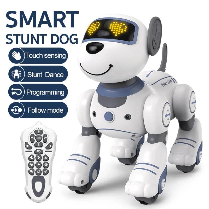 Premium RC Robot Dog Programmable Voice Command Kids - ToylandEU