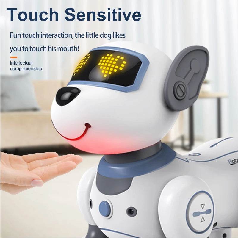 Premium RC Robot Dog Programmable Voice Command Kids - ToylandEU