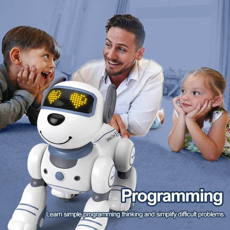 Premium RC Robot Dog Programmable Voice Command Kids - ToylandEU