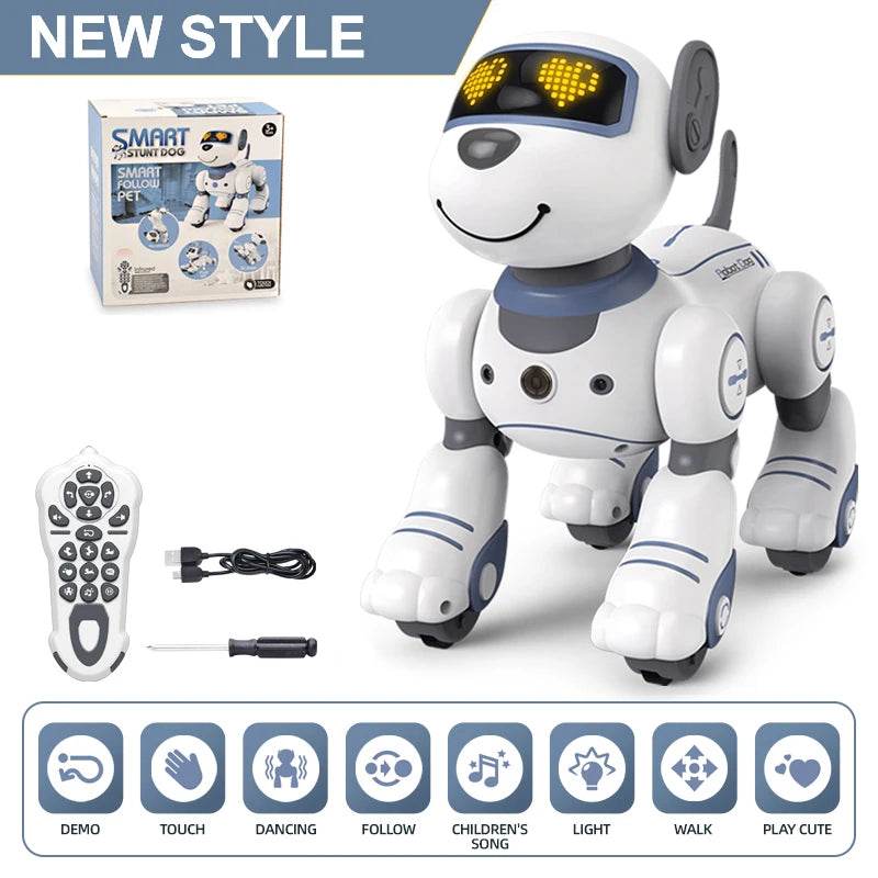 Premium RC Robot Dog Programmable Voice Command Kids - ToylandEU