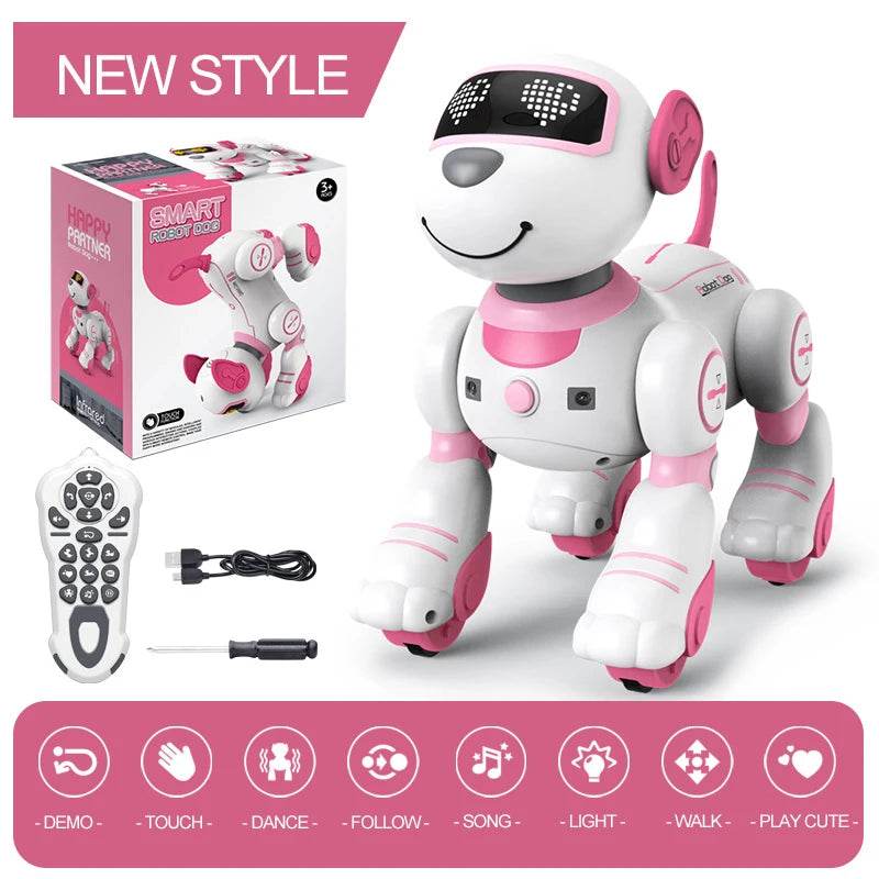Premium RC Robot Dog Programmable Voice Command Kids - ToylandEU