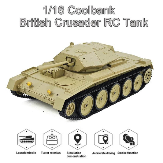 Tanque RC Premium 1 por 16 com suspensão real para amadores - ToylandEU