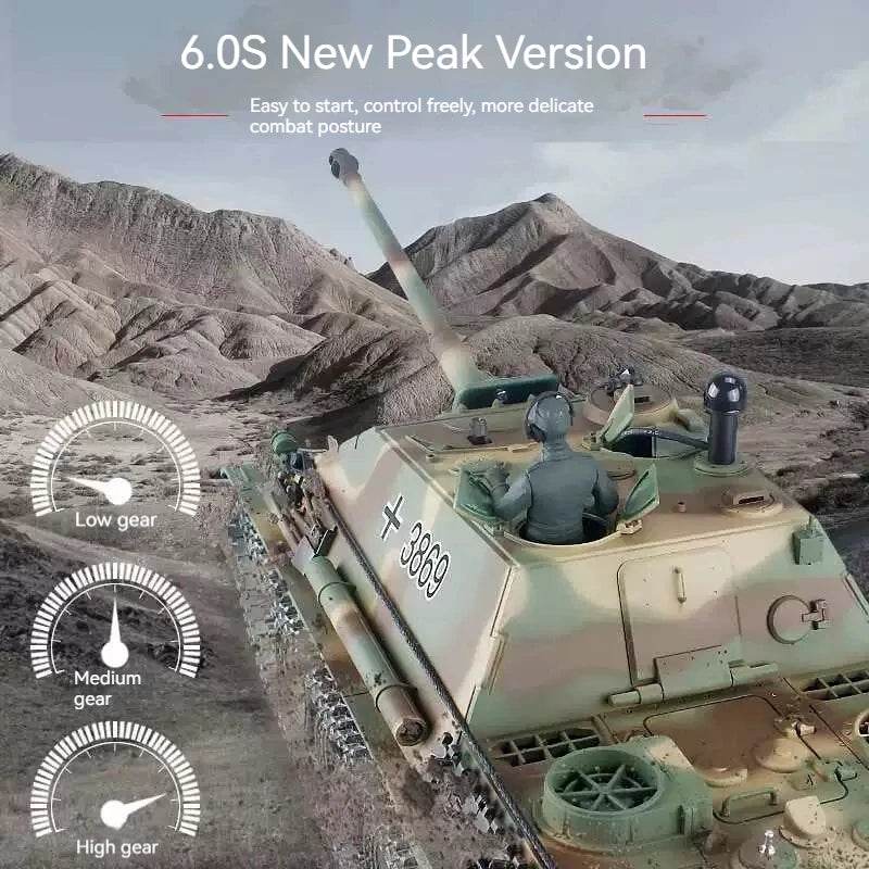 Premium RC Tank 1x16 Metal German Cheetah Fighter For Boys - ToylandEU