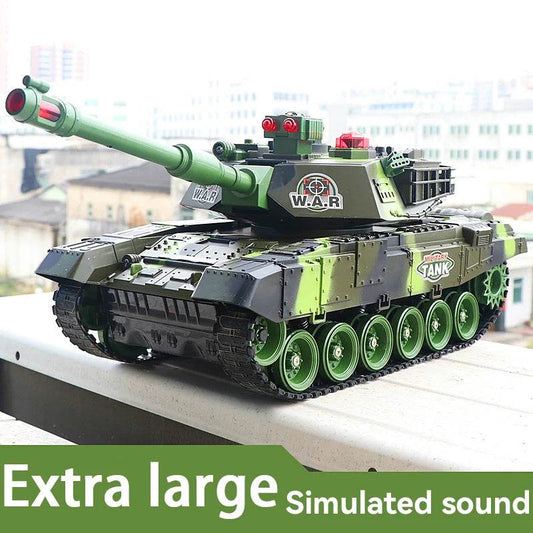 Tanque RC Premium 2.4G Grande Escala Militar 54 cm para meninos - ToylandEU