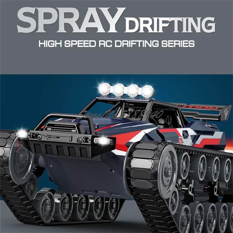 Premium RC Tank All Terrain Alloy LED Light Off Road - ToylandEU