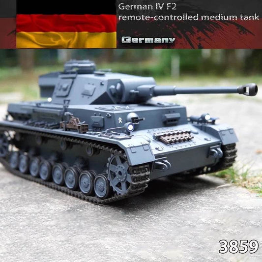 Tanque RC Premium Alemão IV F2 Smoke Barrel para Entusiastas - ToylandEU