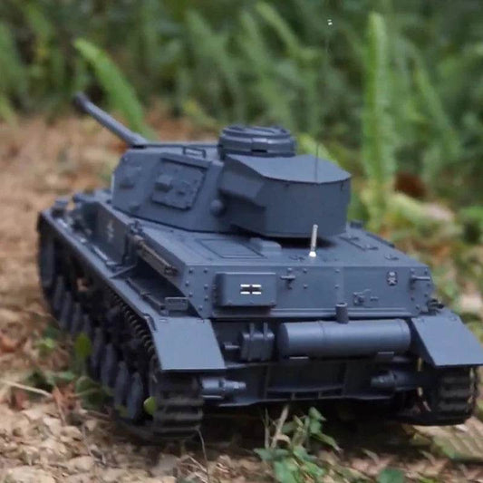 Tanque RC Premium Alemão IV F2 Smoke Barrel para Entusiastas - ToylandEU
