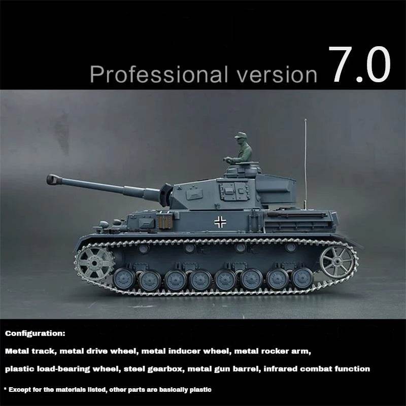 Premium RC Tank German IV F2 Smokes Barrel For Collectors - ToylandEU