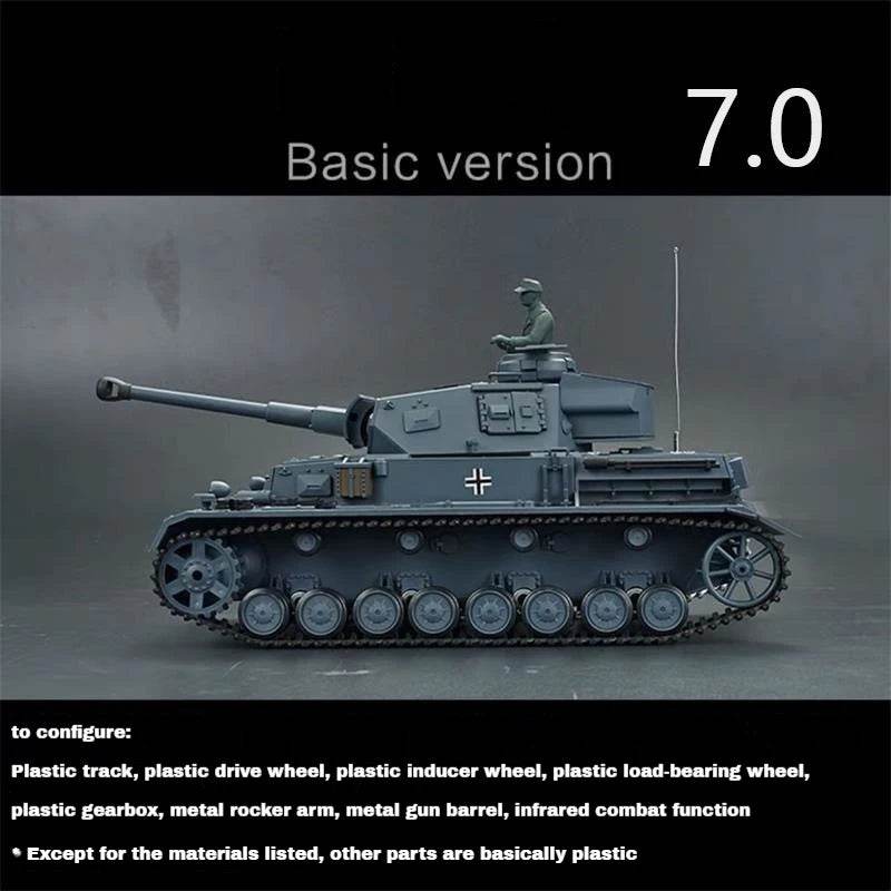 Premium RC Tank German IV F2 Smokes Barrel For Collectors - ToylandEU