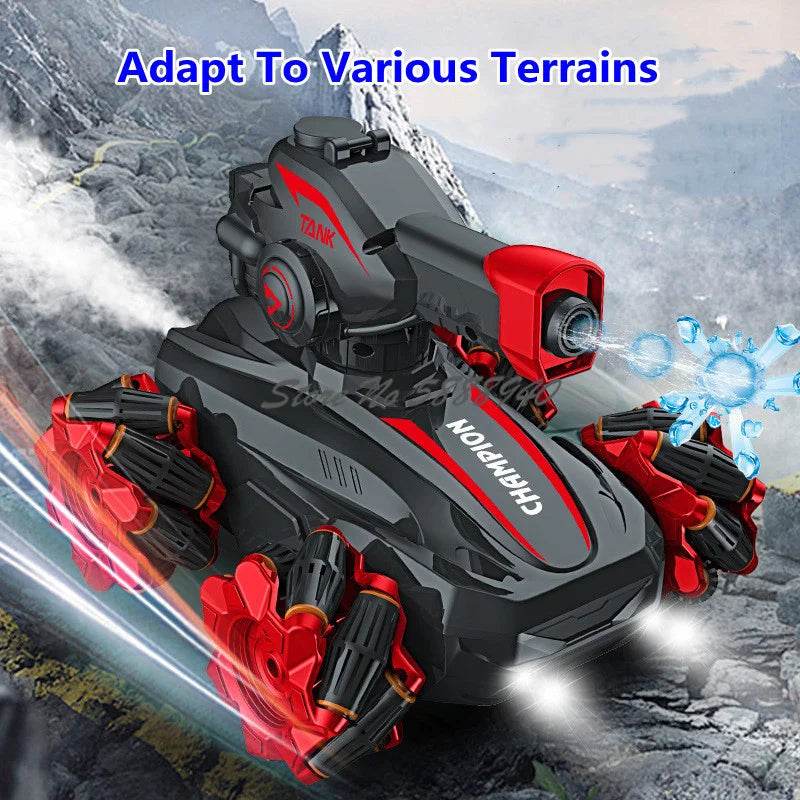 Premium RC Tank Smoke Spray 360 Rotation All Terrain - ToylandEU