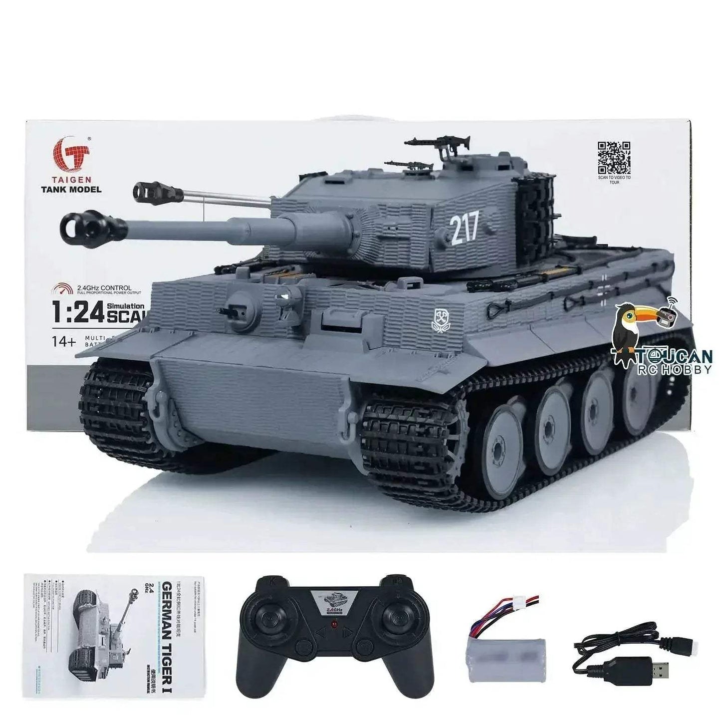  Premium RC Tank Tiger I Taigen 1 24 Combat Toyland EU -  ToylandEU™