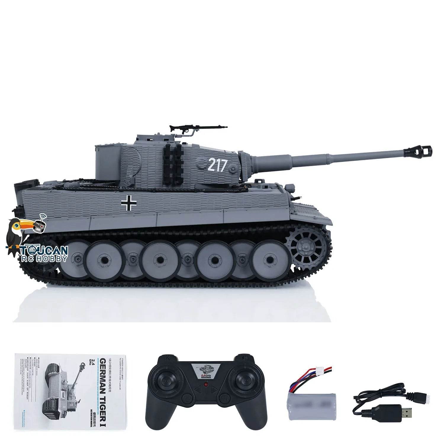 Premium RC Tank Tiger I Taigen 1 24 Scale IR Combat Boys - ToylandEU