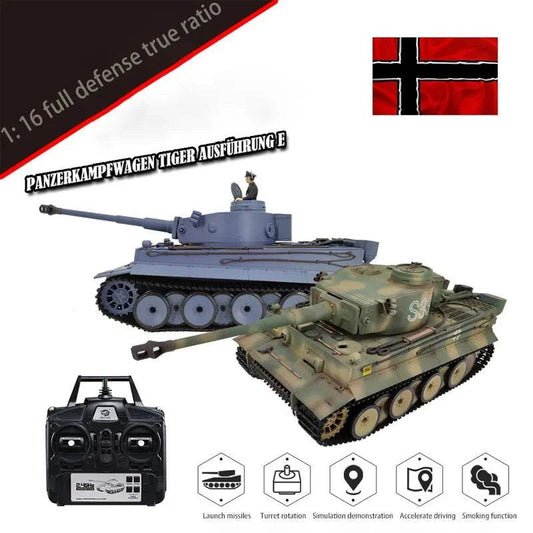 Premium RC Tiger Tank 1 16 Scale Metal For Hobbyists - ToylandEU